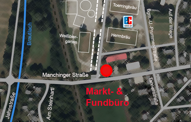 Barthelmarkt Lageplan Marktbüro