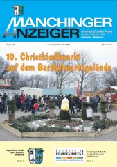 Manchinger Anzeiger vom November 2012