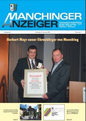 Manchinger Anzeiger vom Januar 2012
