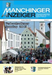 Manchinger Anzeiger vom Oktober 2013