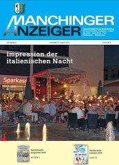 Manchinger Anzeiger vom August 2015