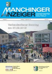 Manchinger Anzeiger vom September 2015