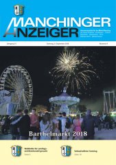 Deckblatt Anzeiger September 2018