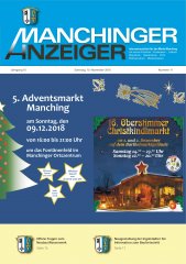 Deckblatt Anzeiger November 2018