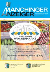 Manchinger Anzeiger April 2019