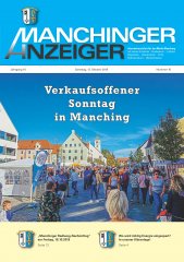 Manchinger Anzeiger vom Oktober 2019