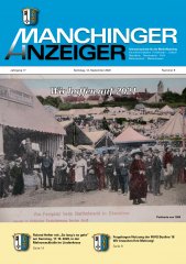 Manchinger Anzeiger vom September 2020