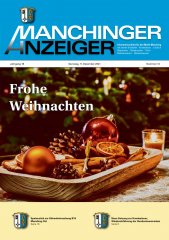 Manchinger Anzeiger vom Dezember 2021 - Titelbild